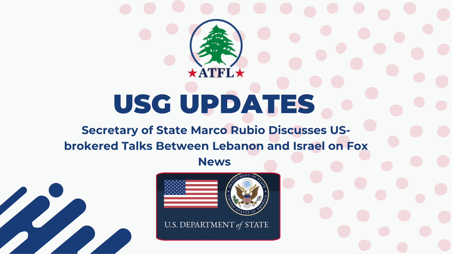 USG Updates - Secretary of State Marco Rubio Discusses US-brokered Talks Between Lebanon and Israel on Fox News
